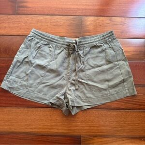 UpWest Olive Green Relaxed Shorts